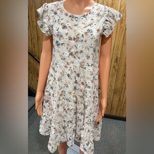 Orange creek floral dress